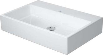 Duravit Duravit - Lavabo Vero Air Sin Rebosadero Con Plataforma Para Grifer&iacute;a Geschl 700x470mm Sin Orificio Para Grifer&iacute;a Blanco