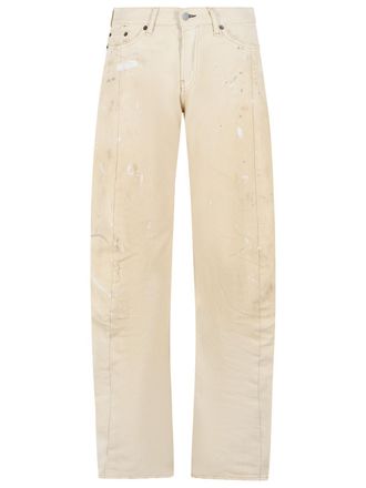 Acne Studios 2006 F losse pasvorm witte katoenen jeans