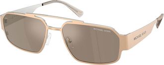 Michael Kors MK1182 CAPE TOWN 10145A Mens Sunglasses Gold Size 58