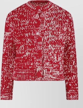 Dries Van Noten knitted crew neck long sleeve top