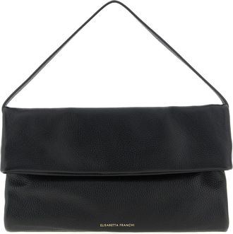 Elisabetta Franchi Womens Logo Shoulder Bag