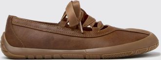 Camper Peu Path+ Calfskin Ballet Pumps with Tie-Up Laces