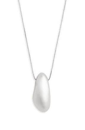 Nordstrom Rack Teardrop Pendant Necklace in Silver at Nordstrom Rack