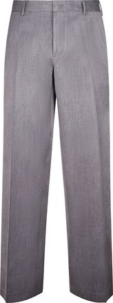 Cellar Door Straight-Leg Tailored Trousers with Textured Finish