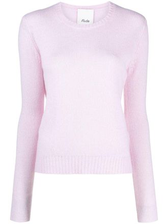 Allude crew-neck cashmere jumper - Pink