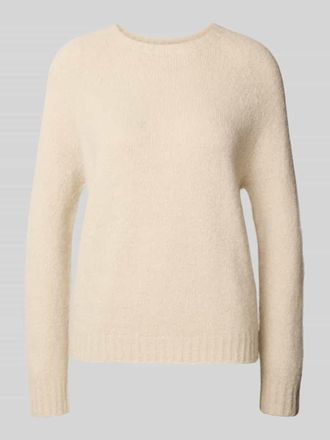 Max Mara Relaxed Fit Strickpullover aus Alpaka-Mix Modell GHIACCI in Ecru, Größe XL
