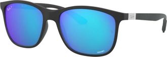 Ray-Ban Chromance Zonnebrillen - Heren - Zonnebrillen - Zwart - 56 MM - Accessoires