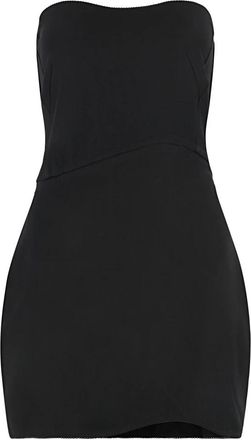 ANNA OCTOBER Fitted Dress - Dames - Korte kleedjes - Zwart - M - Polyester - Kleedjes