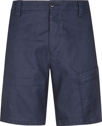 C.P. Company Bermuda Cargo - Heren - Korte Broeken - Blauw - M - Korte Broeken