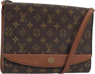 Louis Vuitton Pre-owned Shoulder Bag - Dames - Vintage Schoudertas - Bruin - ONE Size - Leer - Vintage