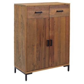 vidaXL Zapatero De Madera Maciza De Pino 75x40x110 Cm Vidaxl