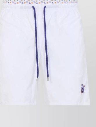 Vilebrequin moka embroidered swimwear shorts back pocket
