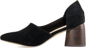 Sbicca Womens Violin Suede Heel In Black