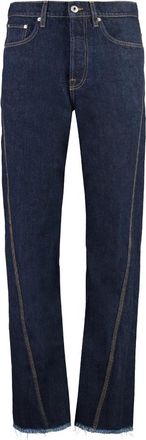 Lanvin Twisted Denim Jeans - Heren - Regular Fit Jeans - Blauw - W31 - Denim - Jeans