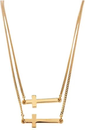 Dsquared2 Jesus Ketting - Heren - Kettingen - Geel - ONE Size - Accessoires
