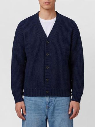 Roberto Collina ribbed v-neck wool cardigan