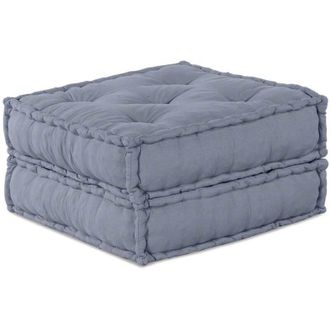 vidaXL Almohada Gris 70 X 70 X 36 Cm Poli&eacute;ster Vidaxl