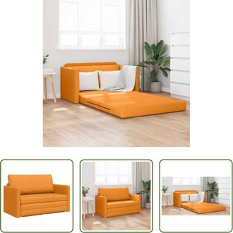 vidaXL vidaXL Letto convertibile - Divano letto 110cm Giallo Scuro Tessuto