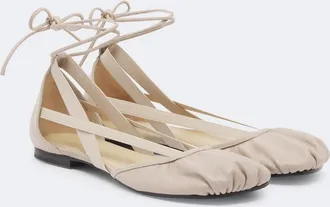 Christophe Lemaire Pedille leather ballet flats