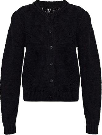 Ulla Johnson Truien & Vesten, Dames, Zwart, S, Katoen, Delphina Cardigan