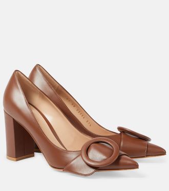 Gianvito Rossi 85 leather pumps