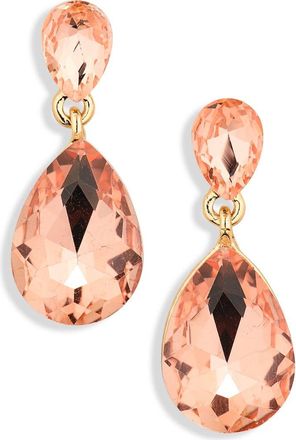 Cara Crystal Drop Earrings in Champagne at Nordstrom Rack