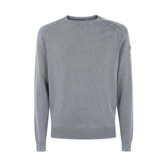 Roberto Ricci Design Round-neck Knitwear, male, Gray, Size: XL RRD Jackets