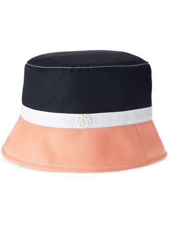 Maison Michel Cappello bucket Axel a righe - Rosa