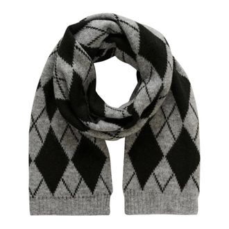 Kaffe Kafika Rib Knit Sjaal - Dames - Accessoires - Grijs - Maat: ONE Size Leer