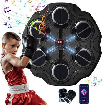 OEM Music Boxing Machine,avec Gants De Boxe, Entra&icirc;neur De Frappe Mural, Jeu De Boxe Musicale Pour Adultes Et Enfants,&eacute;quipement De