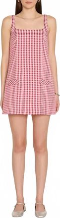 Amanda Uprichard Indy Mini Dress In Red White