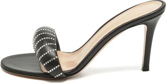 Gianvito Rossi Mules Bijoux con decorazione - Nero