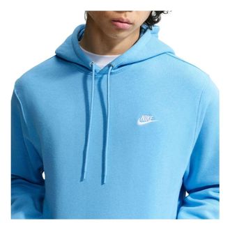 Nike Club Fleece Hoodie Football Blue White FN3859-497