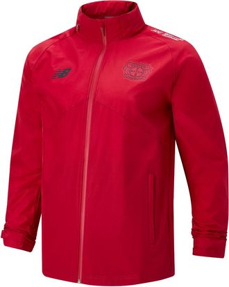 New Balance Trainingsjacke NEW BALANCE BAYER 04 LEVERKUSEN SHOWER JACKET, Herren, Gr. XXL, crimson, Obermaterial: 100% Polyester, Jacken Trainingsjacke, aus Polye