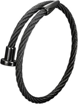 Eye Candy Los Angeles Spike Cuff Titanium Bracelet in Silver at Nordstrom Rack