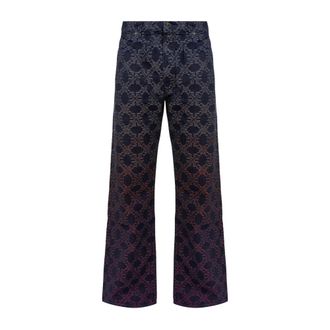 Off-white Arrow Monogram Degrad&eacute; Jacquard Denim - Heren - Jeans - Blauw - Maat: W32 Denim