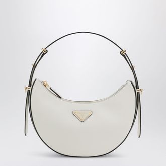 Prada Arqu&eacute; small shoulder bag in white leather