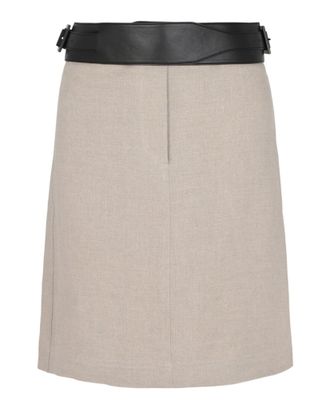 Ferragamo Skirt With Removable Leather Belt