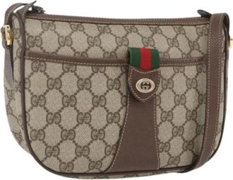 Gucci Pre-owned Cross Body Bags, female, Beige, Size: ONE SIZE Pre-owned Cross Body Bag