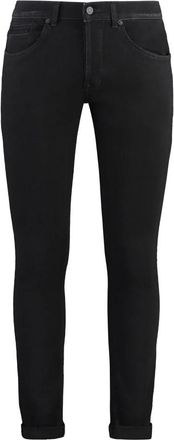 Dondup Skinny Jeans - Heren - Slim Fit Jeans - Zwart - W35 - Katoen - Jeans