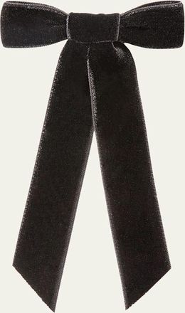 Jennifer Behr Velvet Bow Barrette