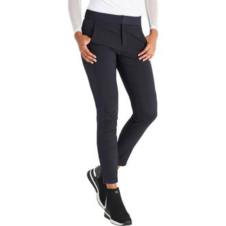 Anatomie Ipant Hybrid Zip Front Slim Fit Pant in Black at Nordstrom, Size X-Large