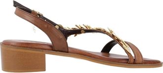 Caryatis Greek Sandals Mujer, Zapatos, Marr&oacute;n, Talla: 37 EU