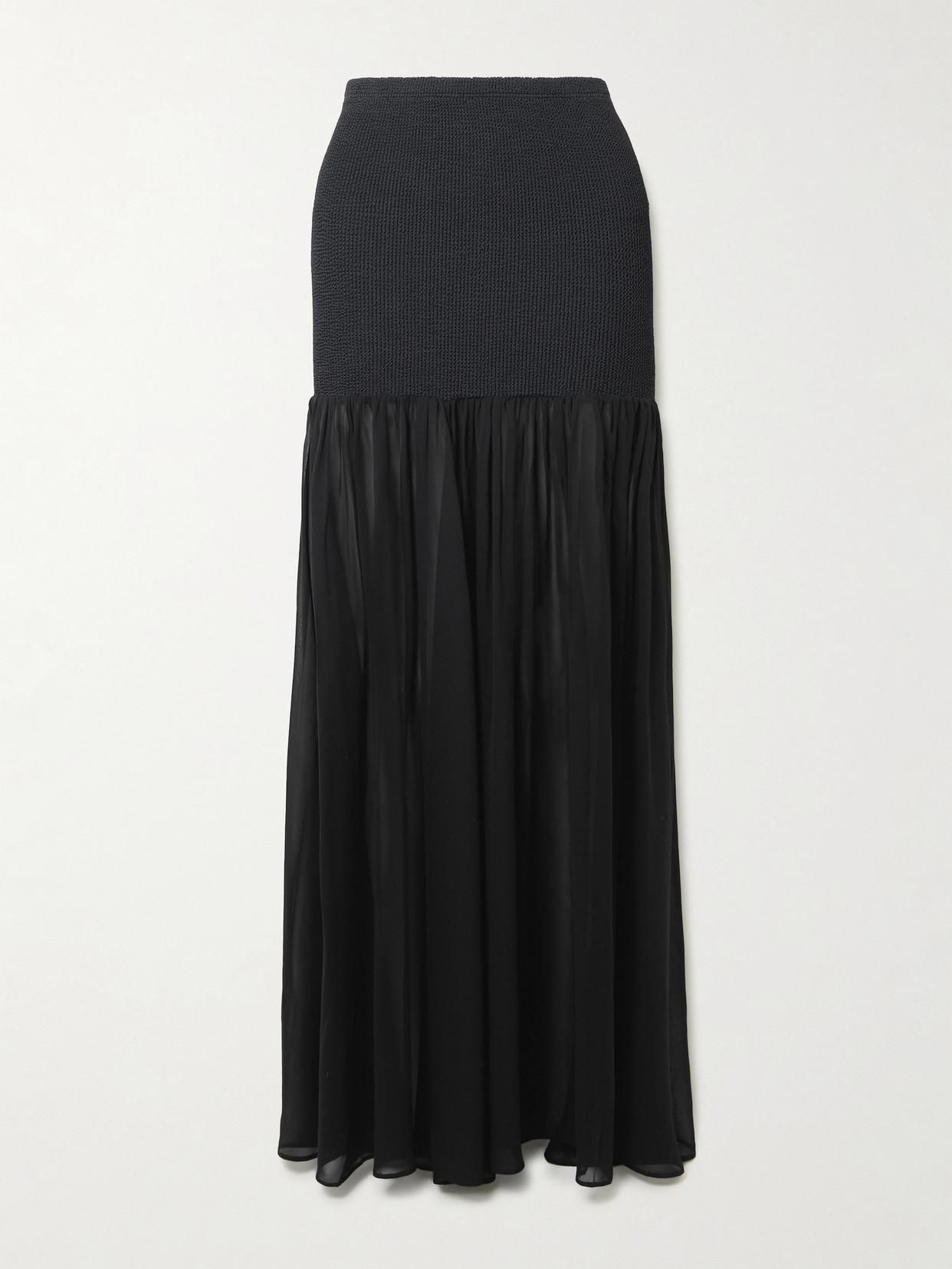 E-girl Gonna da donna in chiffon, gonna alta, gonna estiva