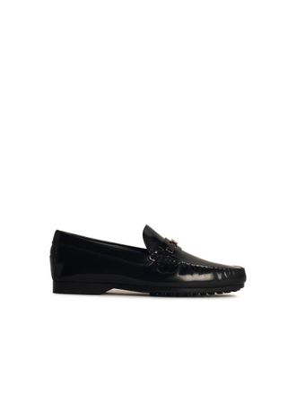 Tod's Kate Black Leather Loafers