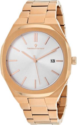 Christian Van Sant Mens Silver dial Watch