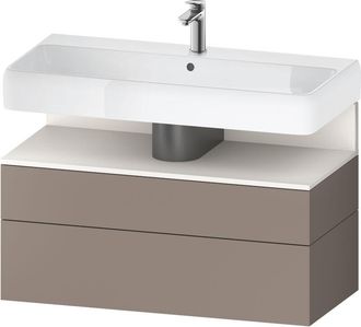 Duravit Qatego Mueble Bajo Lavabo, 1 Extra&iacute;ble Y 1 Caj&oacute;n, - Duravit