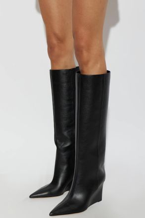 Jimmy Choo London Wedge Heel Boots Blake, Womens, Black