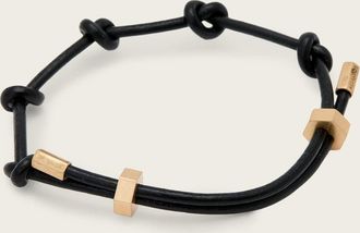 AllSaints Laio Leather Bracelet