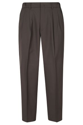 Be Able Brown Sato Wool Gabardine Trousers